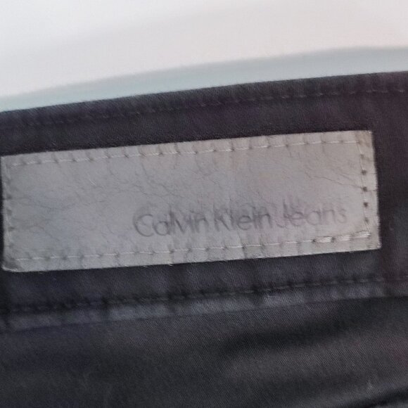 Calvin Klein Jeans ankle skinny stretch black women's size 12 - Picture 5 of 16